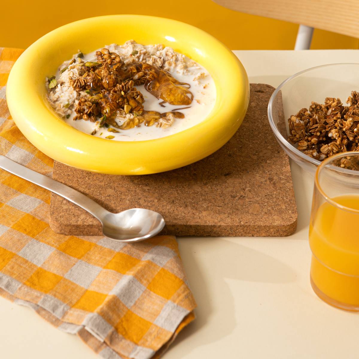 Bits 'n' Bobs Bircher Muesli with Honey Crumble