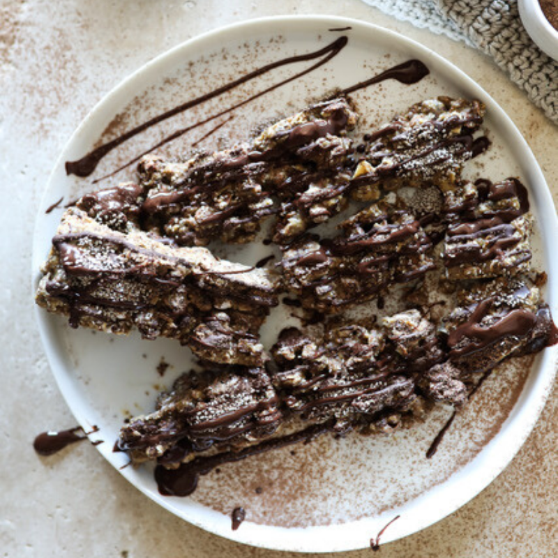 Recipe: Hemp Cacao & Chia Granola Bars