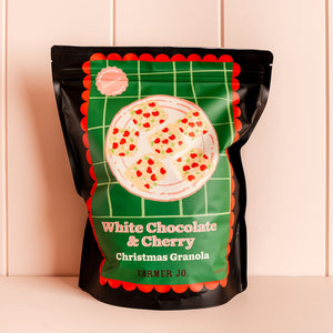 White Chocolate & Cherry Christmas Granola 1kg