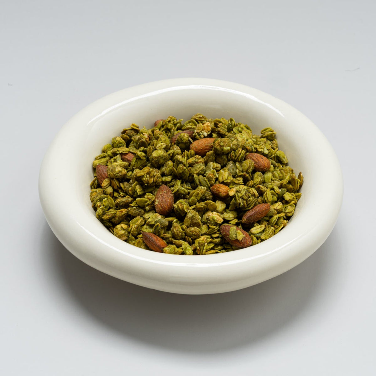 Matcha Granola With Maple & Coconut