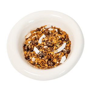 Burnt Fig & Almond Baked Muesli Dipped In Honey & Rolled In Cinnamon