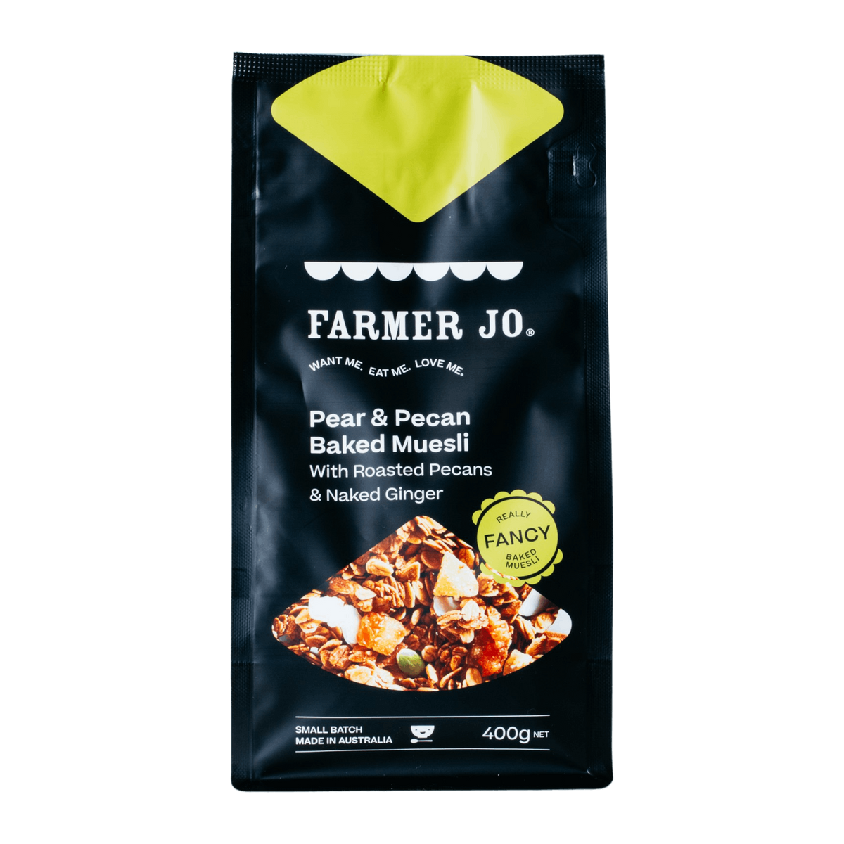 Pear & Pecan Baked Muesli With Huge Roasted Pecans & Naked Ginger