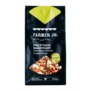 Pear & Pecan Baked Muesli With Huge Roasted Pecans & Naked Ginger