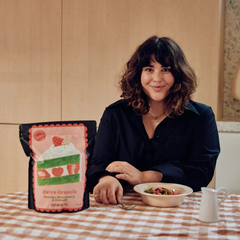 A Matcha Made in Heaven: Introducing the Ostro Granola by Julia Busuttil Nishimura and Farmer Jo - FarmerJo