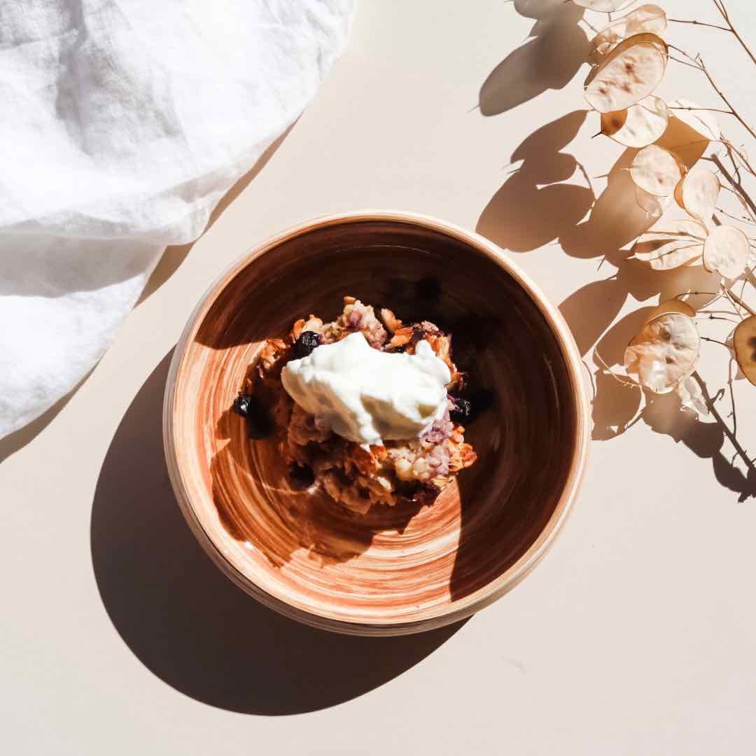 Recipe: Baked Breakfast Crumble - FarmerJo
