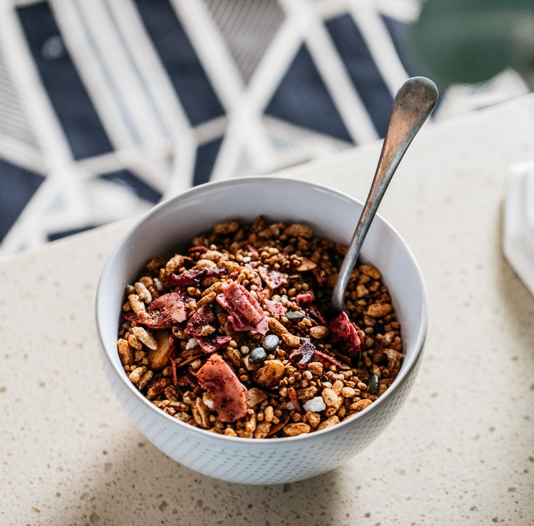 Say G’day to our Sour Plum, Coconut & Macadamia Granola - FarmerJo