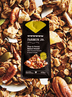 Pear and Pecan Baked Muesli with Roasted Pecan and Naked Ginger