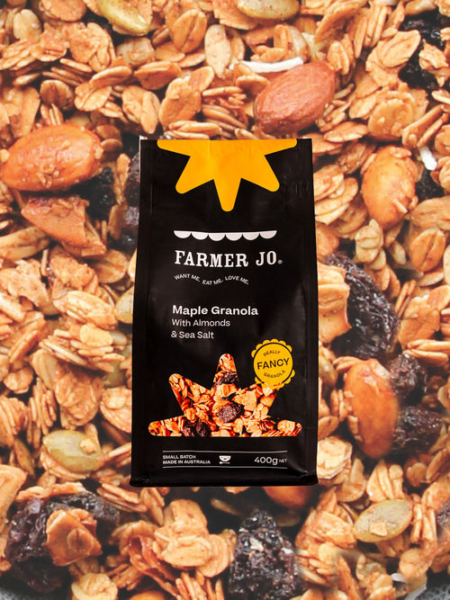 Maple Granola with Almonds and Sea salt