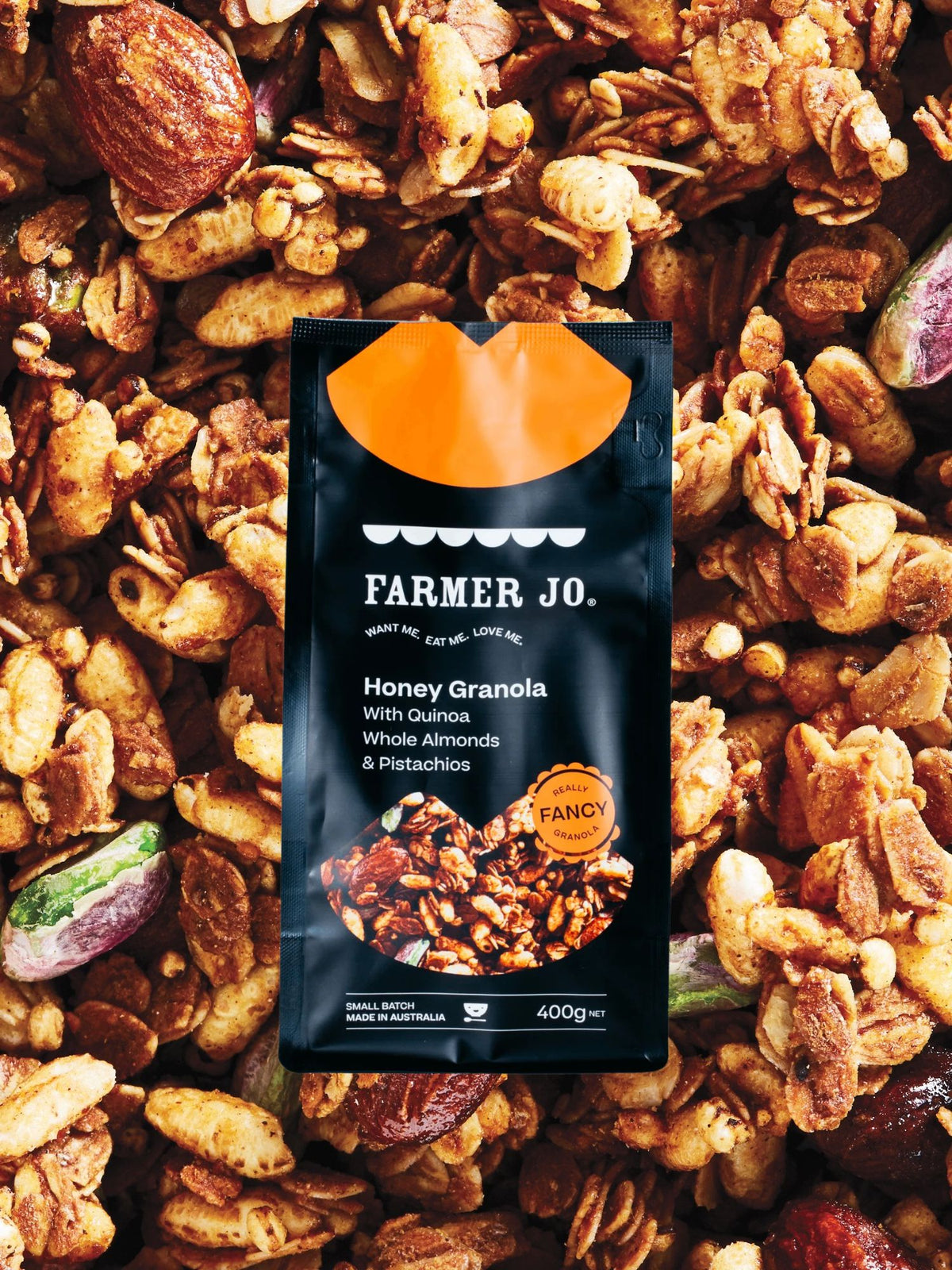 Test Honey Granola With Quinoa Whole Almonds & Pistachios