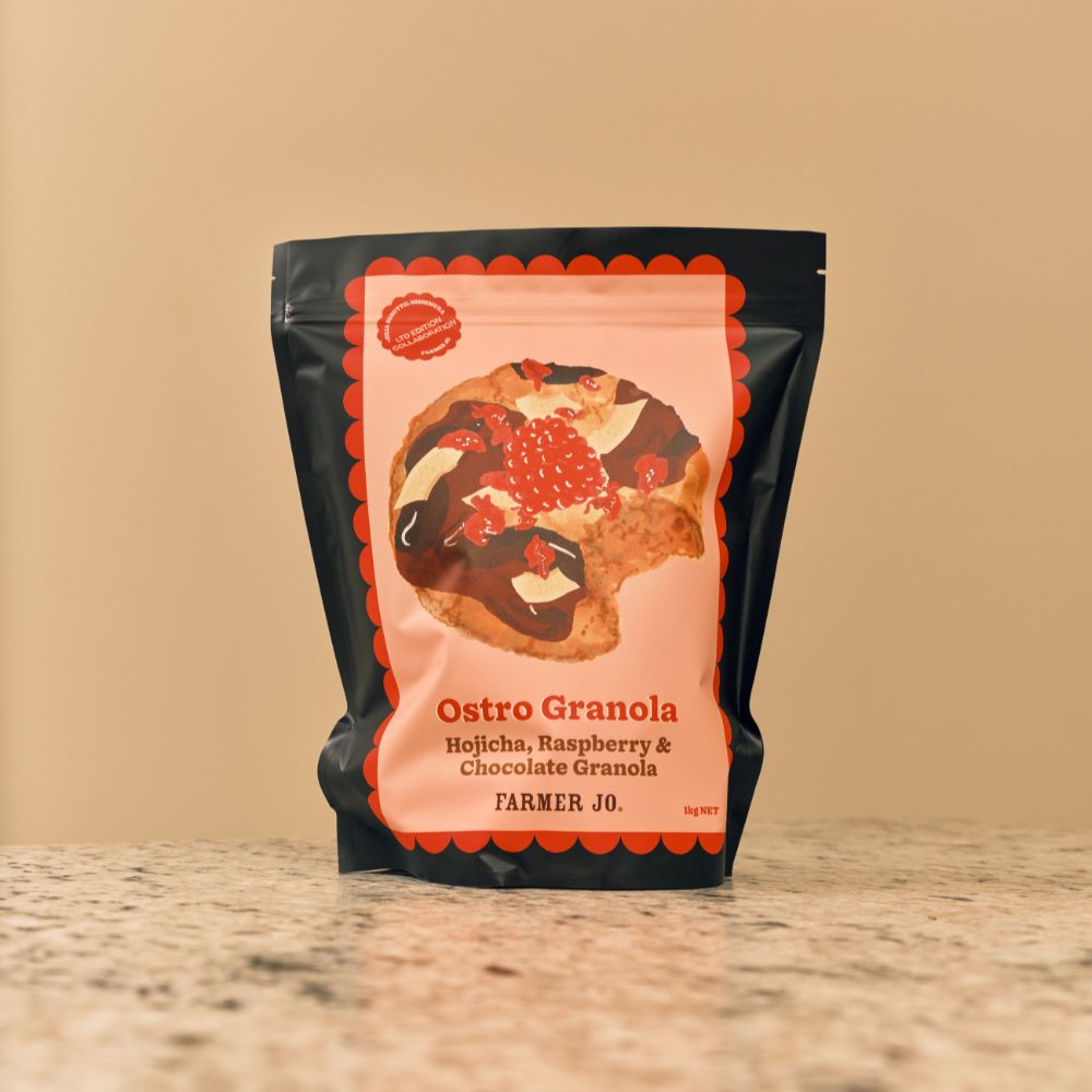 Ostro Granola - Hojicha, Raspberry & Chocolate 1kg