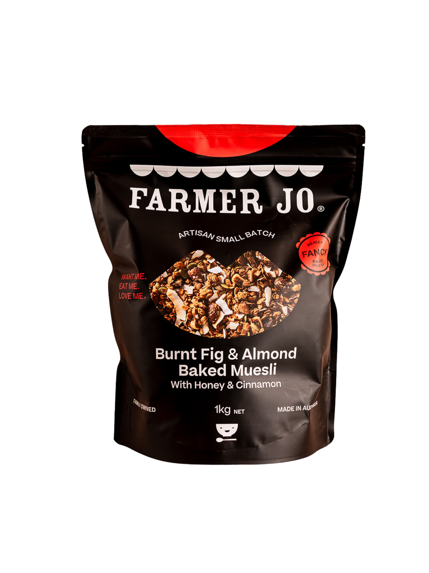 Burnt Fig & Almond Baked Muesli Dipped In Honey & Rolled In Cinnamon