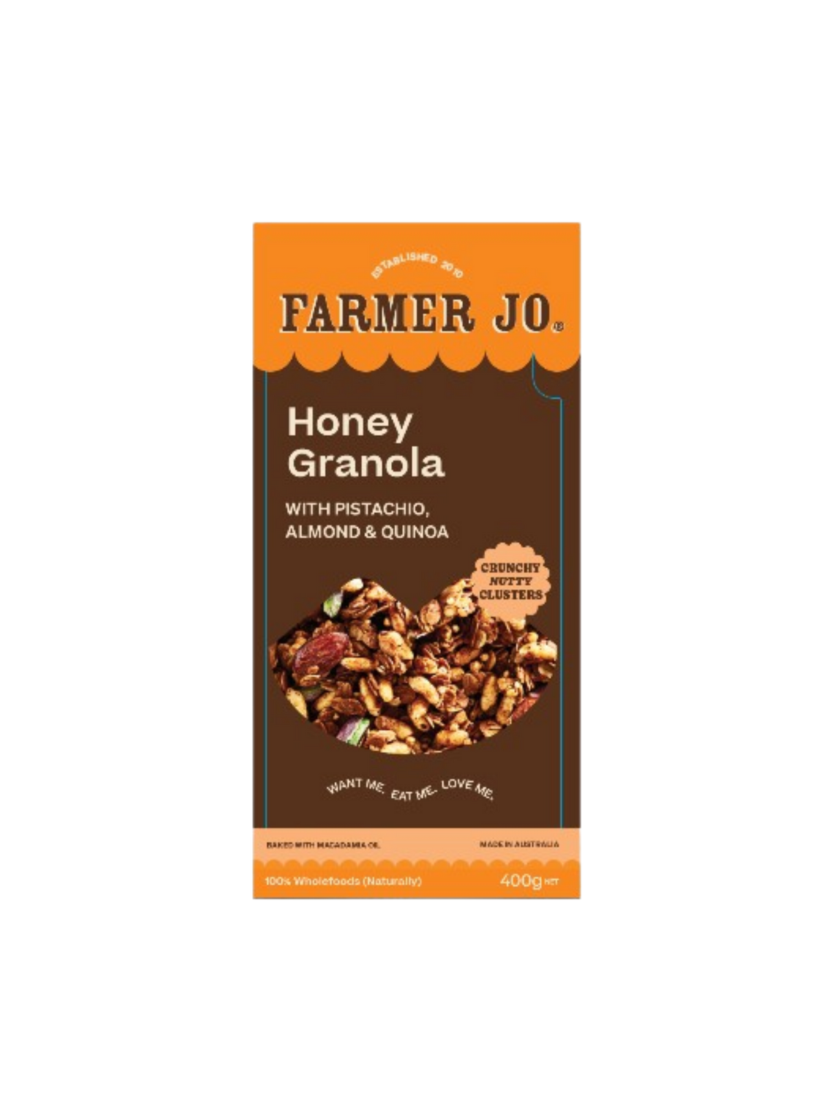 Test Honey Granola With Quinoa Whole Almonds & Pistachios