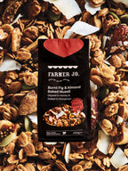 Burnt Fig & Almond Baked Muesli Dipped In Honey & Rolled In Cinnamon