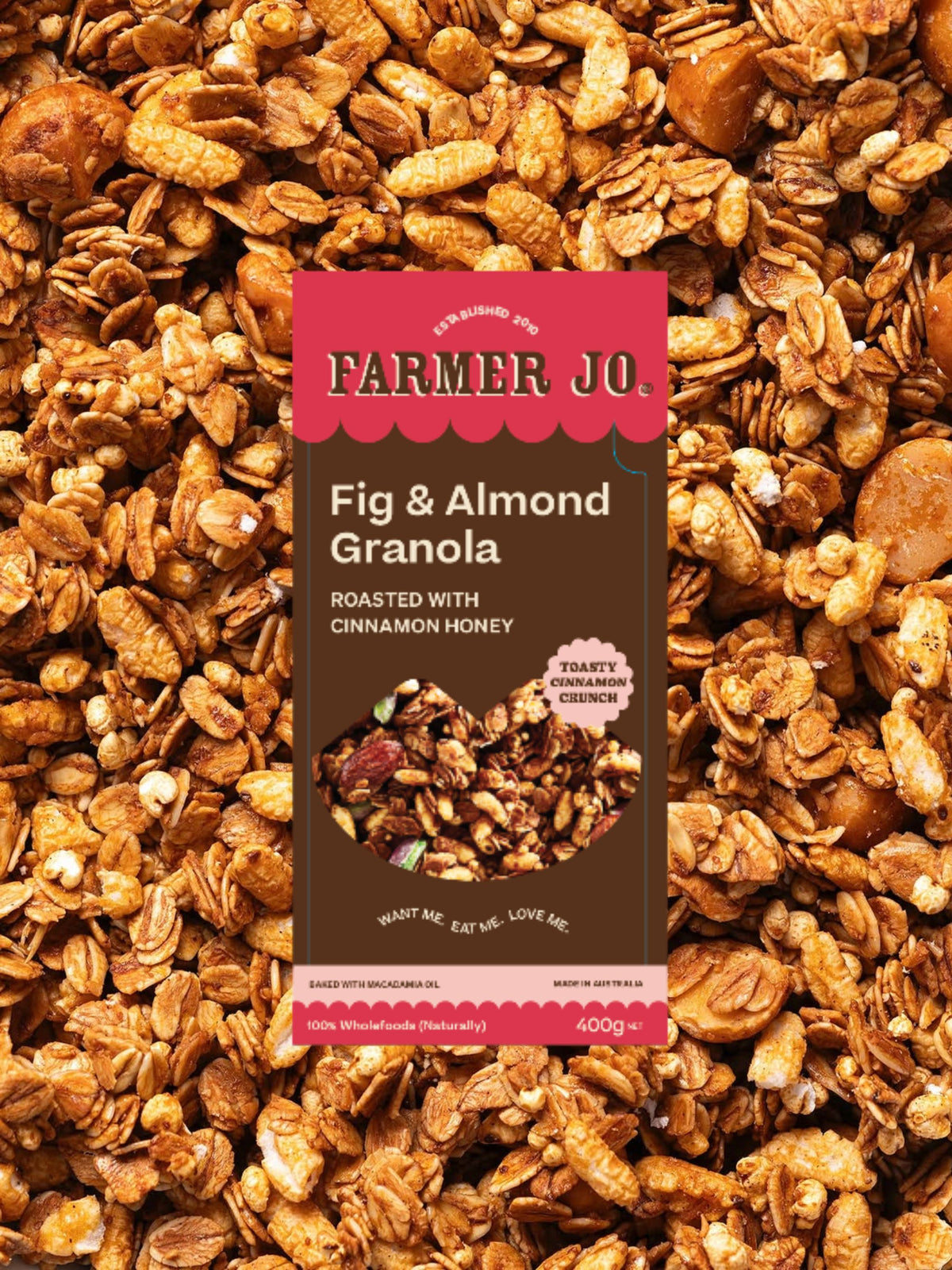 Test Fig Granola With Whole Almonds