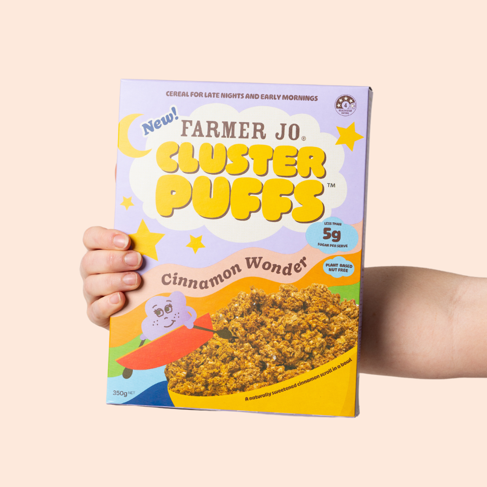 Cluster Puffs Cinnamon Wonder (12 boxes) - FarmerJo