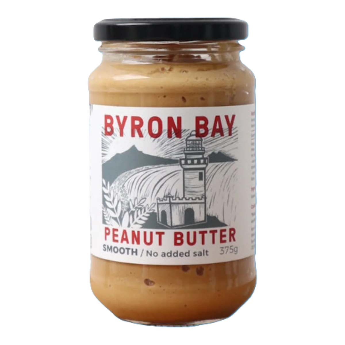 Byron Bay Peanut Butter Co. Smooth No Added Salt 375g