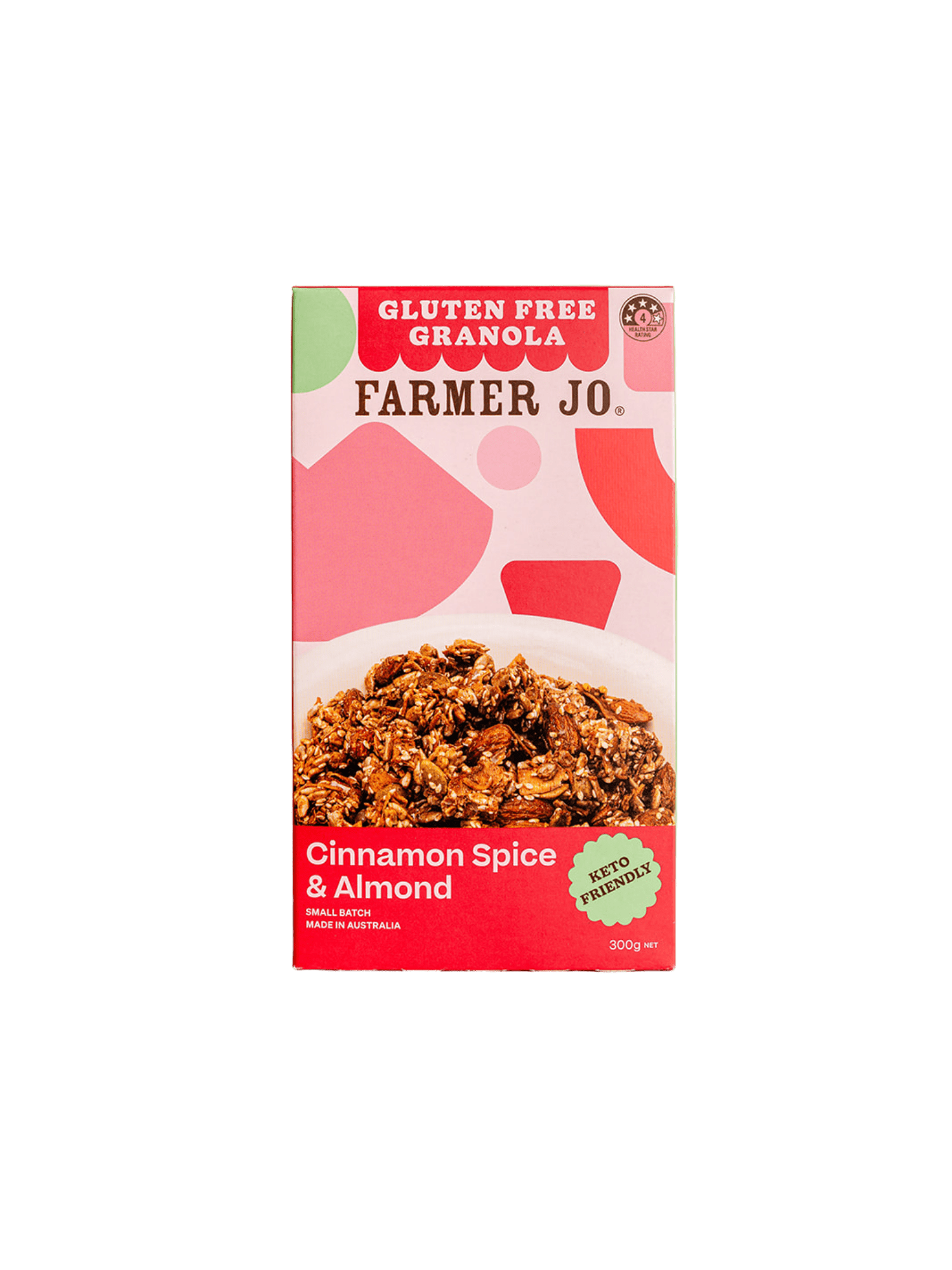 Cinnamon Spice & Almond Gluten Free Granola (Keto Friendly) - FarmerJo