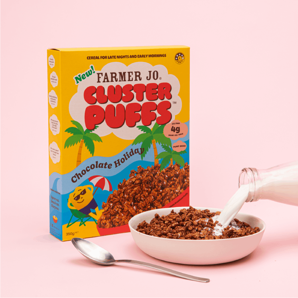 Cluster Puffs Chocolate Holiday - FarmerJo