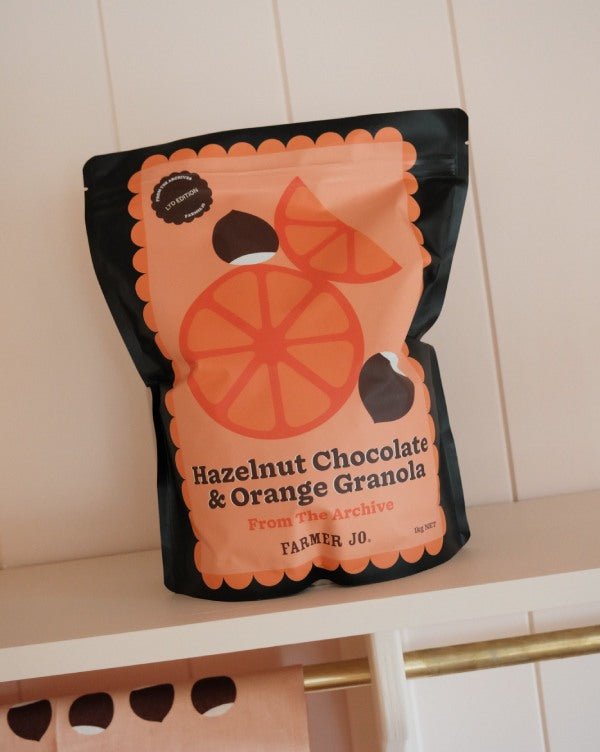 Hazelnut Chocolate & Orange Granola - FarmerJo