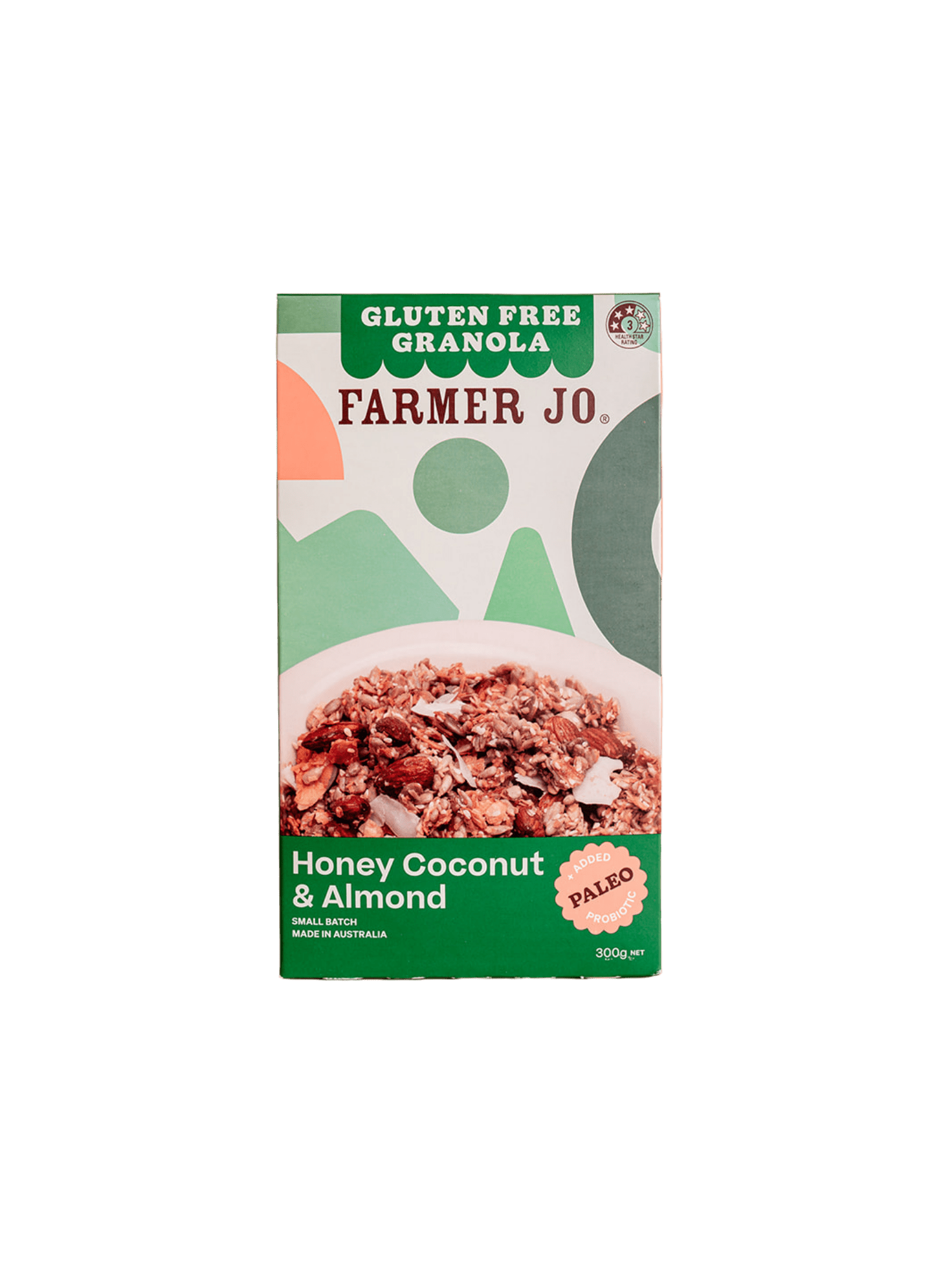 Honey Coconut & Almond Gluten Free Granola (Paleo + Added Probiotics) - FarmerJo