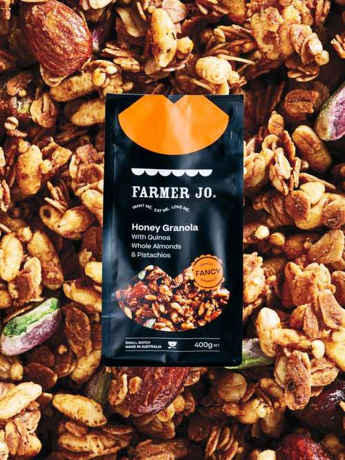 Honey Granola With Quinoa Whole Almonds & Pistachios - FarmerJo