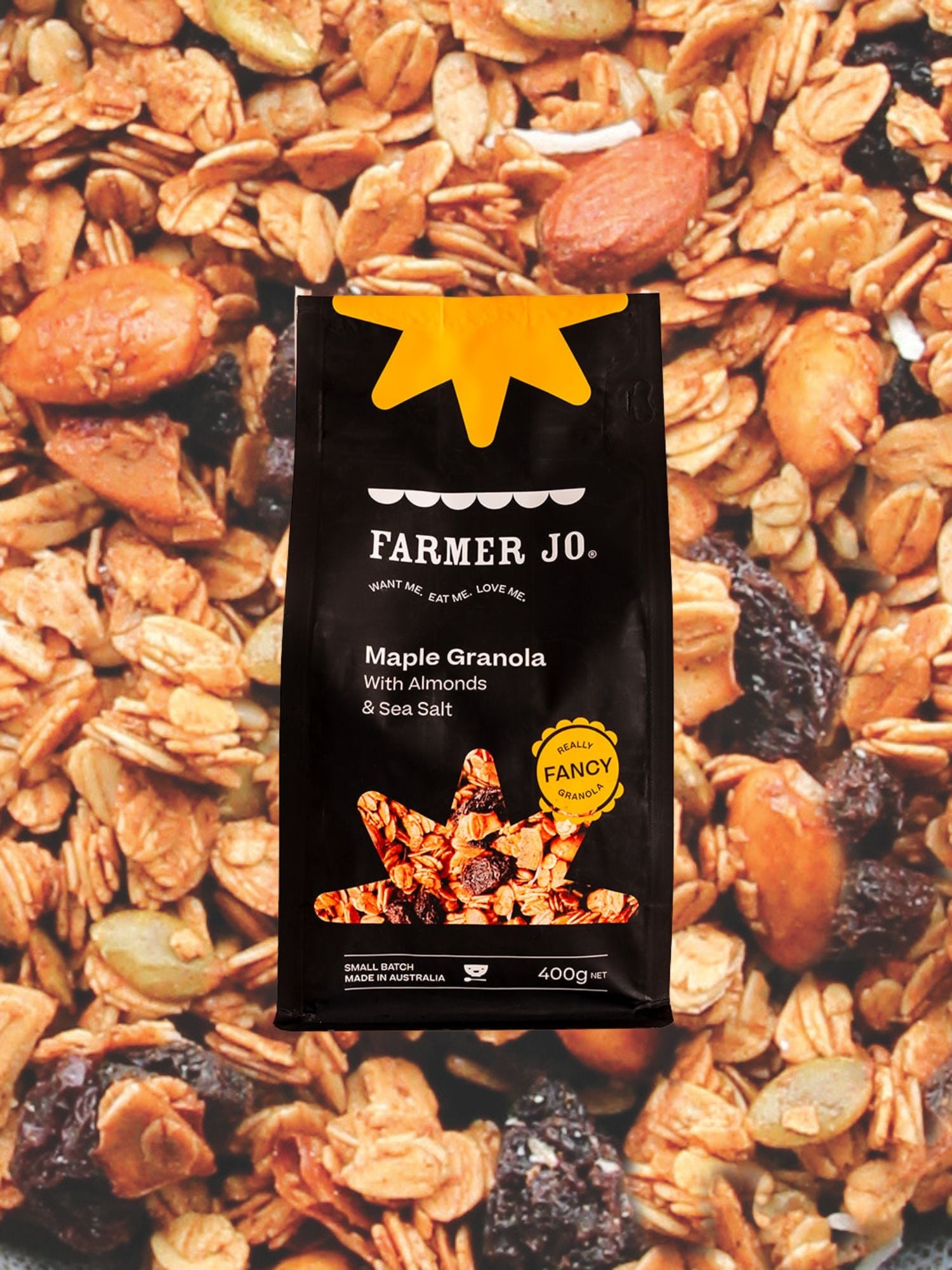 Maple Granola with Almonds and Sea salt - FarmerJo