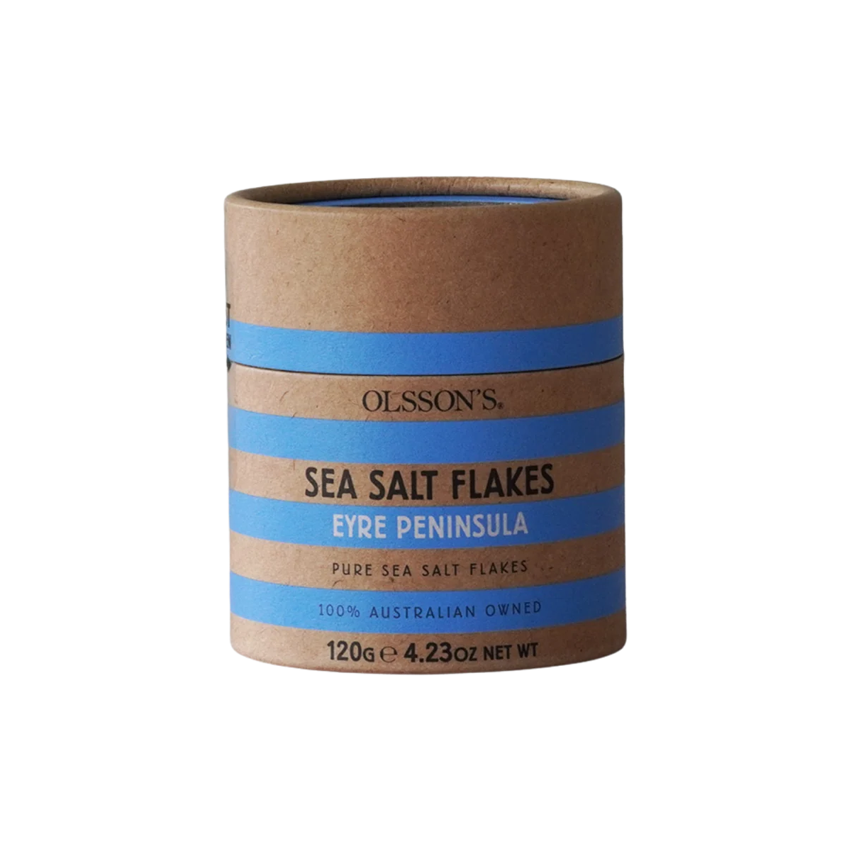 Olsson's Sea Salt Flakes Kraft Canister 120g
