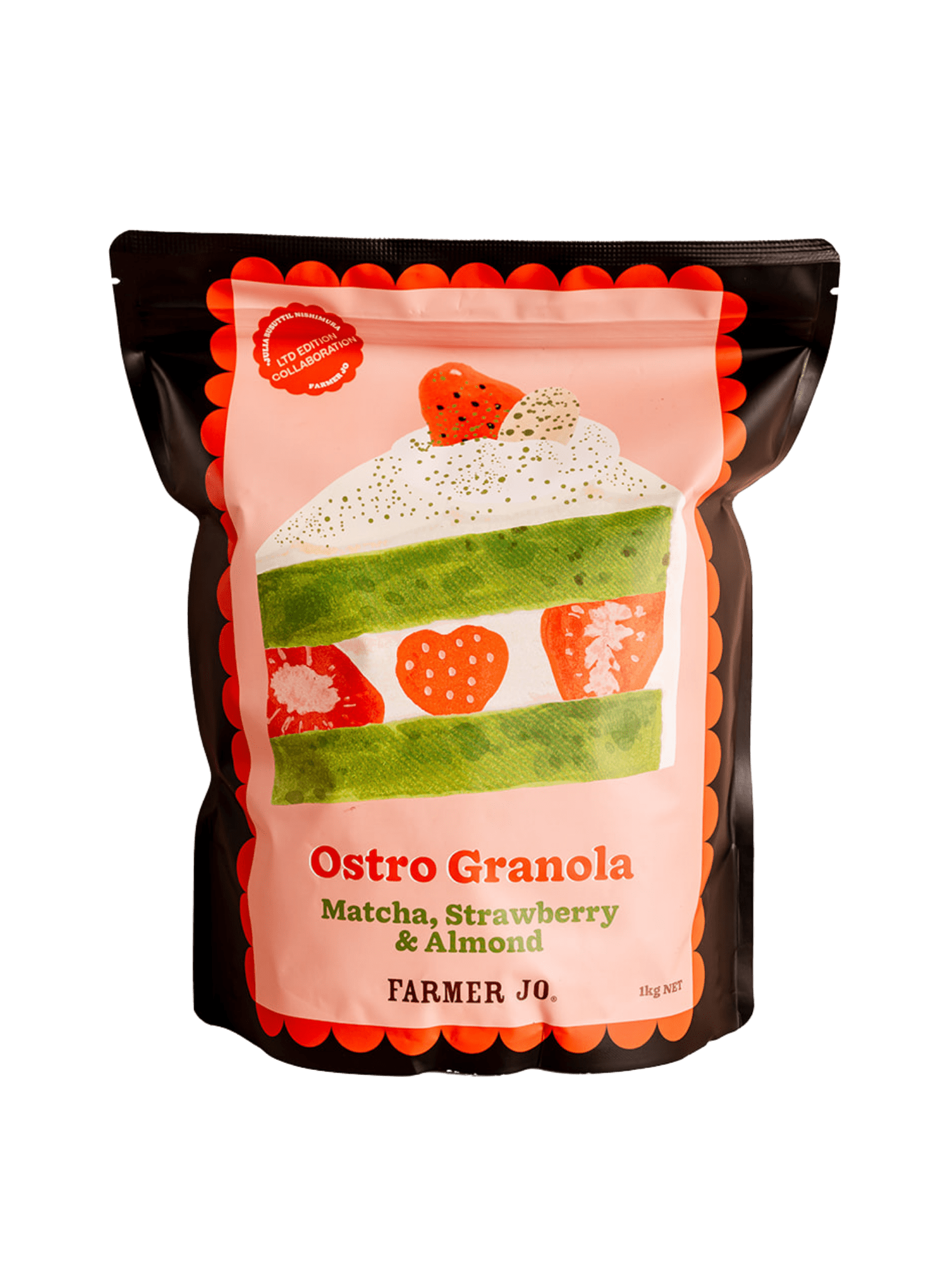 Ostro Granola Matcha, Strawberry & Almond - FarmerJo