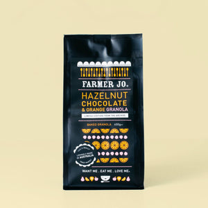 Limited Edition Hazelnut, Chocolate & Orange Granola & Tea Towel Bundle