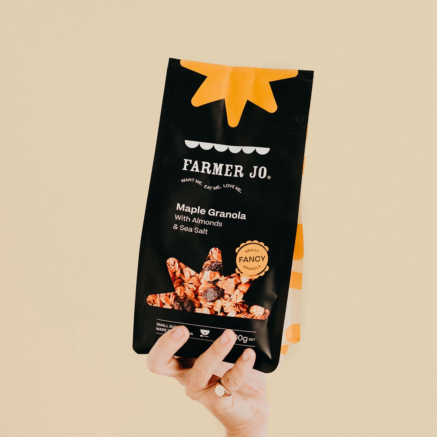 Maple Granola With Almonds & Sea Salt
