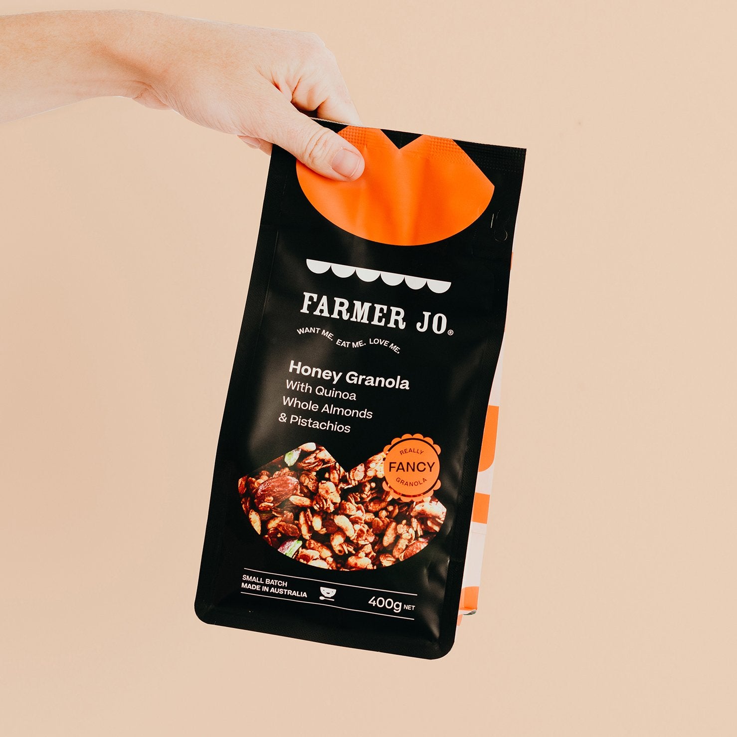 Honey Granola With Quinoa Whole Almonds & Pistachios