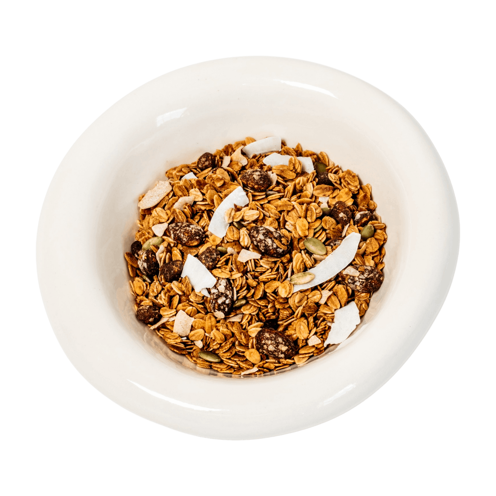 Burnt Fig & Almond Baked Muesli Dipped In Honey & Rolled In Cinnamon